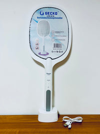 Gecko Dual-Use Electric Mosquito Racket Standing Fly Insect