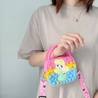 Large Pop It Fidget Toy Unicorn Backpack for Girls Unicorn Bag for Kids
