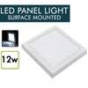 12w Square LED Panel Light Surface Mounted LED Ceiling Slab Light Downlight