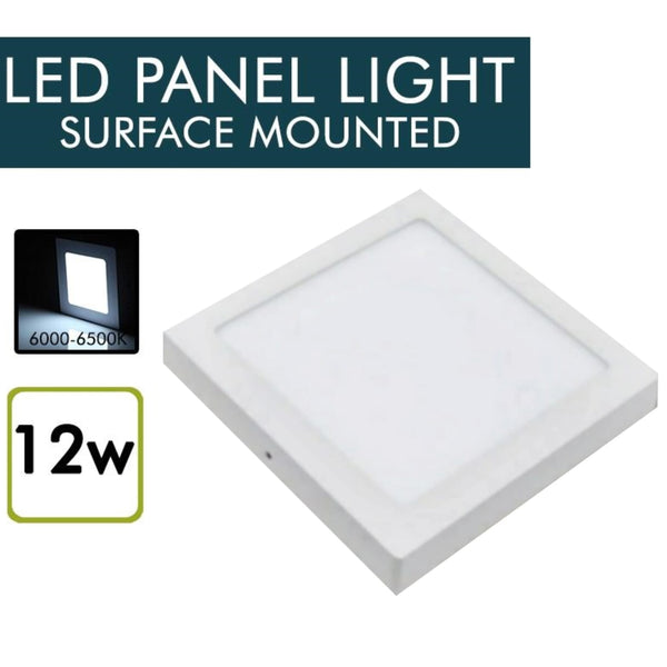 12w Square LED Panel Light Surface Mounted LED Ceiling Slab Light Downlight