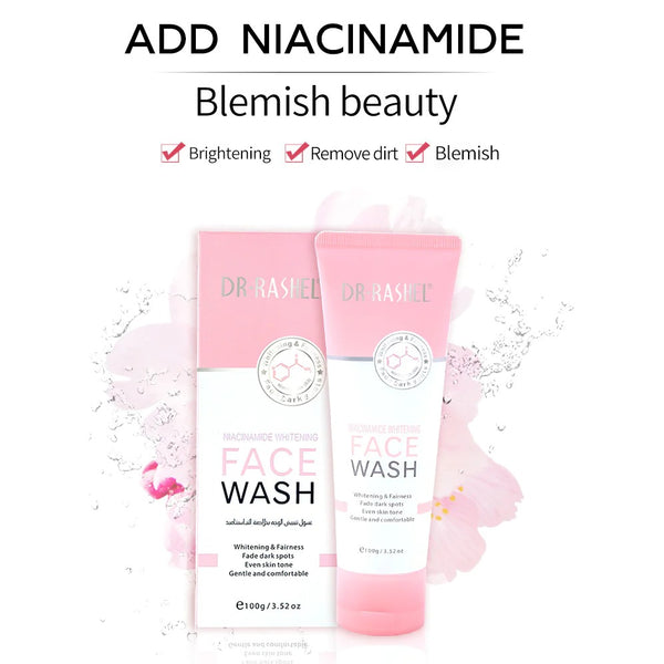 Dr Rashel Niacinamide Pink Fade Dark Spots Face Wash 100g