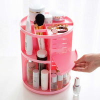 360 Rotating Makeup Organizer, DIY Adjustable Makeup Carousel Spinning