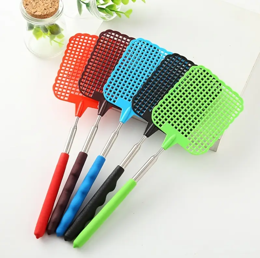 Creative Retractable Plastic Fly Swatter, Summer Mosquito Swatter, Home