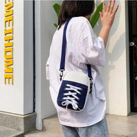 Women Bag Canvas Bag Fashion Creative Personality Shoes Shape Shoulder