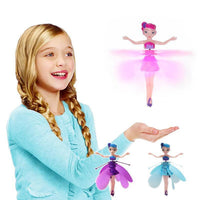 Flying Fairy Dolls for Girls Flying Doll Hand Control Helicopter Doll Dolls