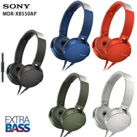 Mdr-xb550ap Extra Bass On-Ear Headphones, Headset with Mic for Phone Calls