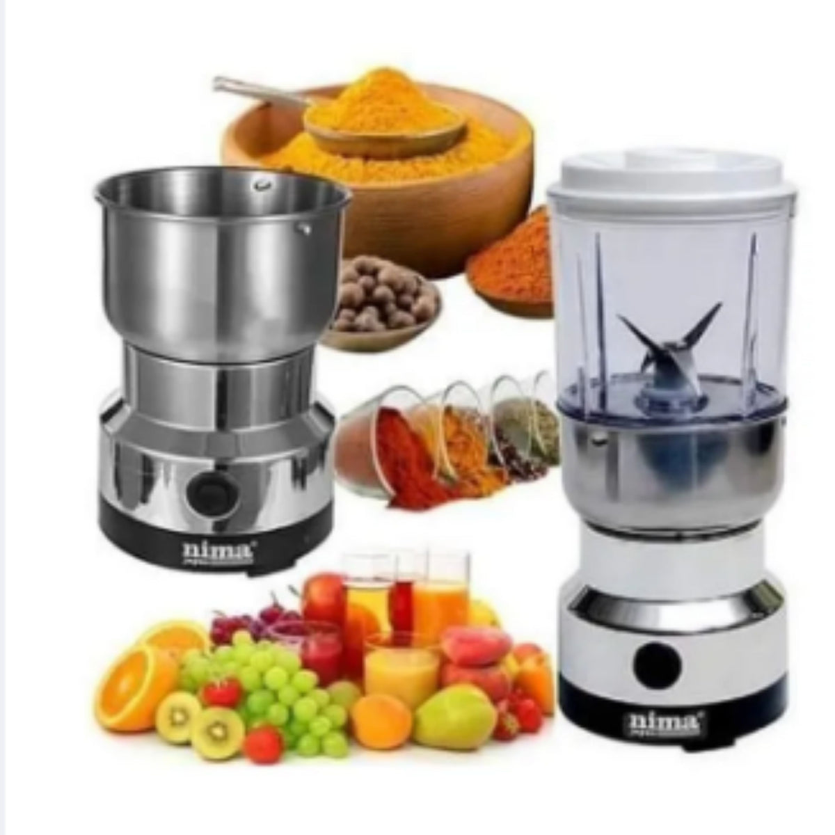 Best Nima 2 in 1 Juicer Blenders/ Electric Spice Grinder