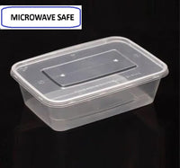 Rectangular Microwave Safe Plastic Food Container 750ml