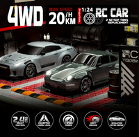 1:24 Remote Control Drift Car, 2.4Ghz 4wd Remote Control Car with Lights