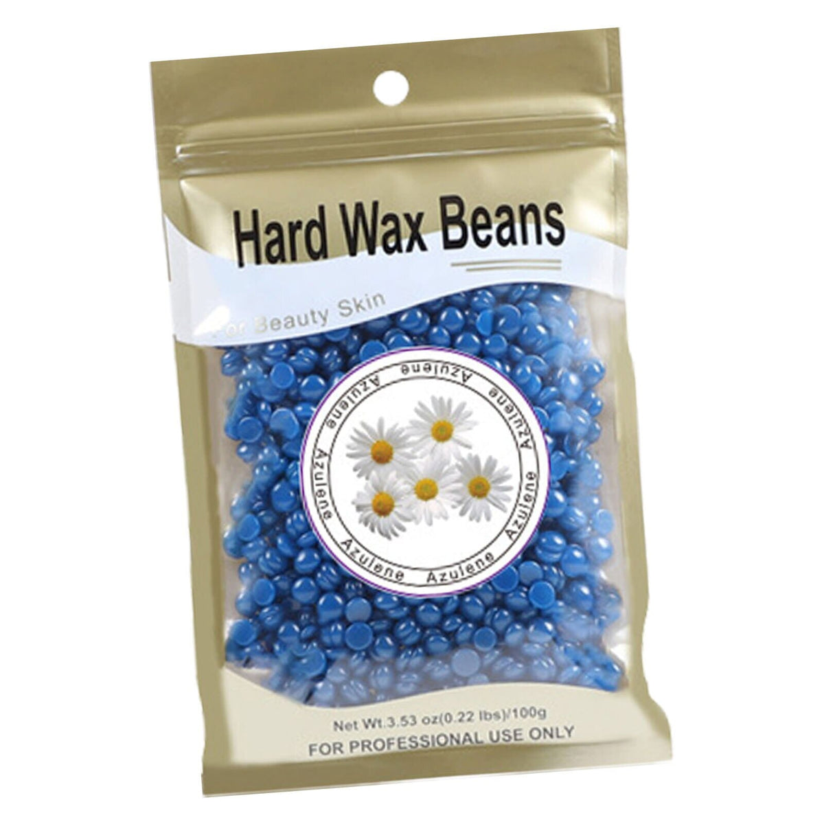 Professional Feel Hard Wax Beans 100g Aloe Vera & Azulene - Best for