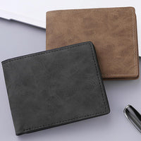 Wallet for Men Slim 6 Credit Card Holder Slots Small Thin Men's Wallet