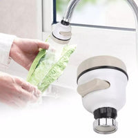 360 Rotating Kitchen Tap Extension 3 Modes Adjustment Abs Water Saving Tap