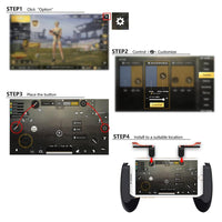 Game Controller - Pubg Universal Gamepad / Joystick / Grip Handle for Mobile