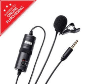 Boya By-m1 Lavalier Clip-On Microphone for Smartphones, Camcoders, DSLR
