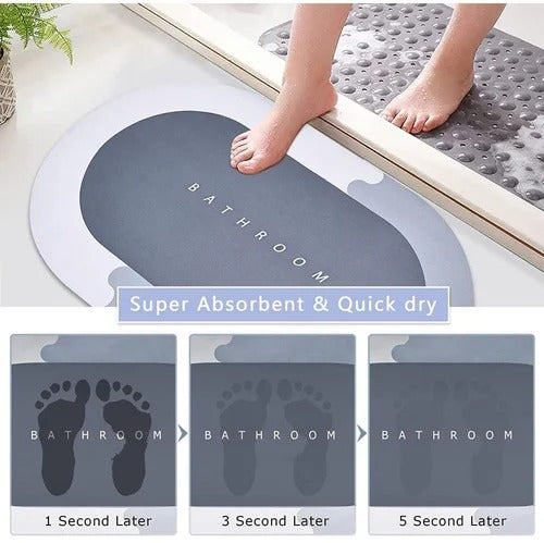Non-slip Bathroom Mat, Safety Shower Mat, Massage Mat, Floor Drain Suction