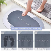 Non-slip Bathroom Mat, Safety Shower Mat, Massage Mat, Floor Drain Suction