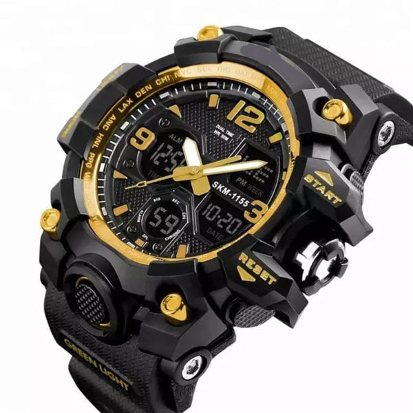 Sport Watch Waterproof S-Sport Watch 4 Colours Piaoma Dual Time