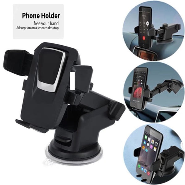 Universal Car Mount Holder for Mobile Phone with Silicone Sucker Suction Cup
