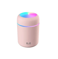 Portable LED Light Mini 300ml H2o Spray Mist Humidifier Double Wet Aroma