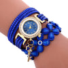 Luxury Casual Analog Quartz Watch with Bracelet Jewellery - Blue
