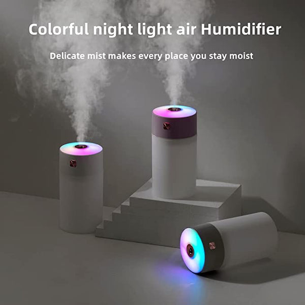 Mini LED Humidifier & Aromatherapy Diffuser – USB Desk & Car