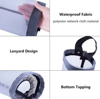 1pc Foldable Breathable Mesh Hanging Storage Dispenser - Convenient Plastic