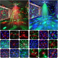 Led Sound Activated Party Lights Control Dj Lighting Disco Ball Strobe Club
