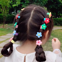 30/10pcs Baby Hair Band Cartoon Towel Ring Girls Hair Tie Leather Band Does