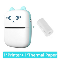 Portable Thermal Printer Mini Wirelessly Photo Label Memo Wrong Question