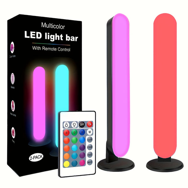 2pcs LED Strip Lights for Room, 24 Keys Ir Remote Control Remote Control
