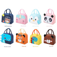 Cartoon Thermal Insulation Lunch Bags Oxford Fresh Cooler Pouch for Students