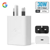 Google 30w UK 3 Pin Usb-c Charger for Pixel Phones