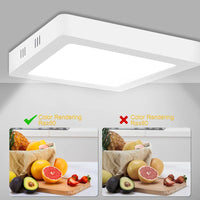 18w/12w LED Panel Light Surface (Round/Square) Ceiling Panel Light Day/yellow