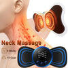 Electric Neck Massager Ems Cervical Massage Patch for Muscle Pain Relief and