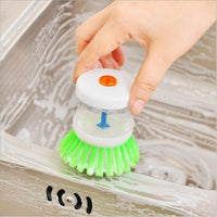 Dispensing Dish Washing Brush Kitchen Cleaning Brush for Sink Wash Dishwash