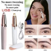 Hair Remover Finishing Rechargeable & Battery Touch Flawless Brows Electric