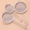 3-piece Stainless Steel Strainer Set - Fine Mesh, Multi-Sized, with Strong