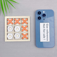 A Colorful Wooden Xo Game Set That Enhances Color Recognition, Geometric
