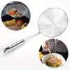 1pc Premium Stainless Steel Fine Mesh Skimmer Strainer - Kitchen Food Spider