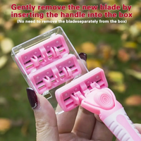 Women's Bikini Hair Removal Kit - 6-Layer 4Stainless Steel Blades