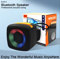 X911 Wireless Speaker Bluetooth Speakers LED Lights Wireless Speaker Outdoor