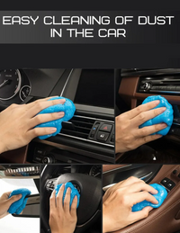 Multi-purpose Cleaning Gel for Car Interiors - Dust & Dirt Remover, Safe on