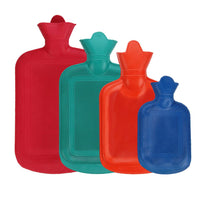Rubber Hot Water Bag. Bottle (500ml & 1000ml 1750ml Capacity). Pain Relief.