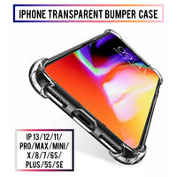 Transparent Reinforced Coners Bumper Tpu Straight Border Defense Case for