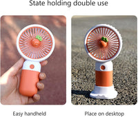 Multifunctional Rechargeable Hand Held Mini Fan - Portable Fan Night Cooler