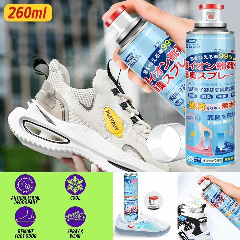 260ml Shoe Deodorant Spray Shoes Socks and Shoes Deodorant Spray Sneakers