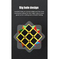 Carbon Fiber Sticker 3x3x3 Magic Cube Professional Speed Cubo Magico