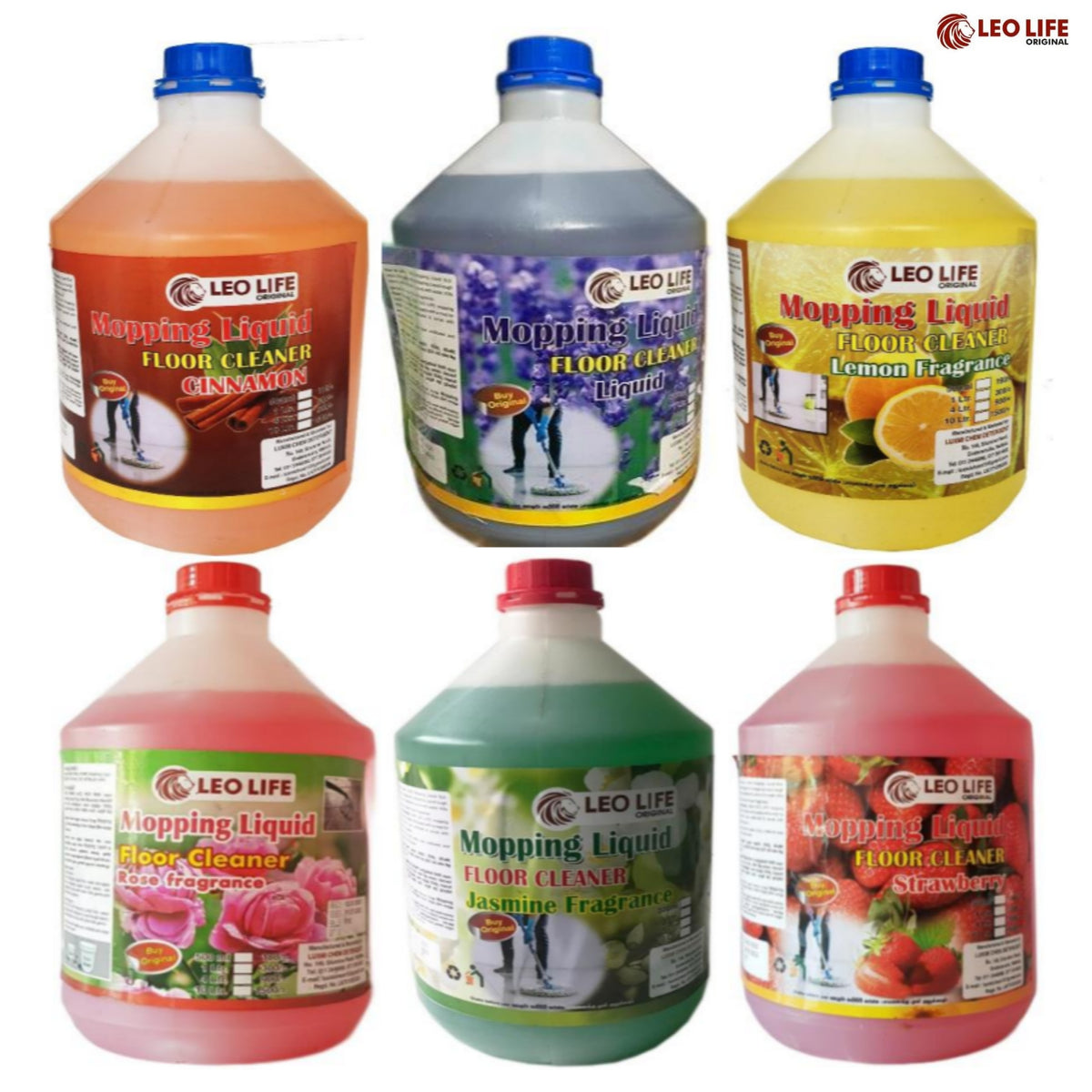 Leo Life 4l More Space & More Cleaning Perfect Fragrance with 6 Flavors