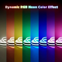Lqhzmyy RGB Neon Light Strip with 24-Key Touchscreen Remote - USB-Powered