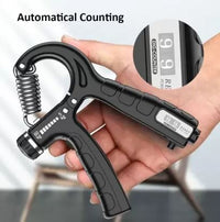 Hand Gripper, R-Shape Adjustable Countable Hand Grip Strength Exercise